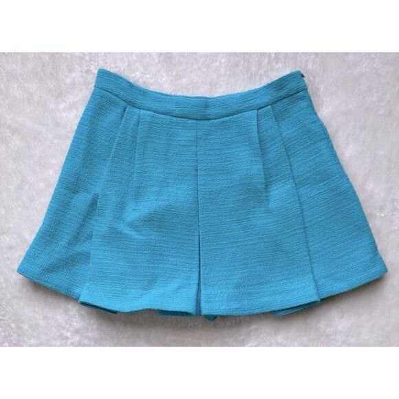 NWT Zara Blogger’s Favorite High Waisted Pleated Textured Skort, Size XS - Picture 14 of 16